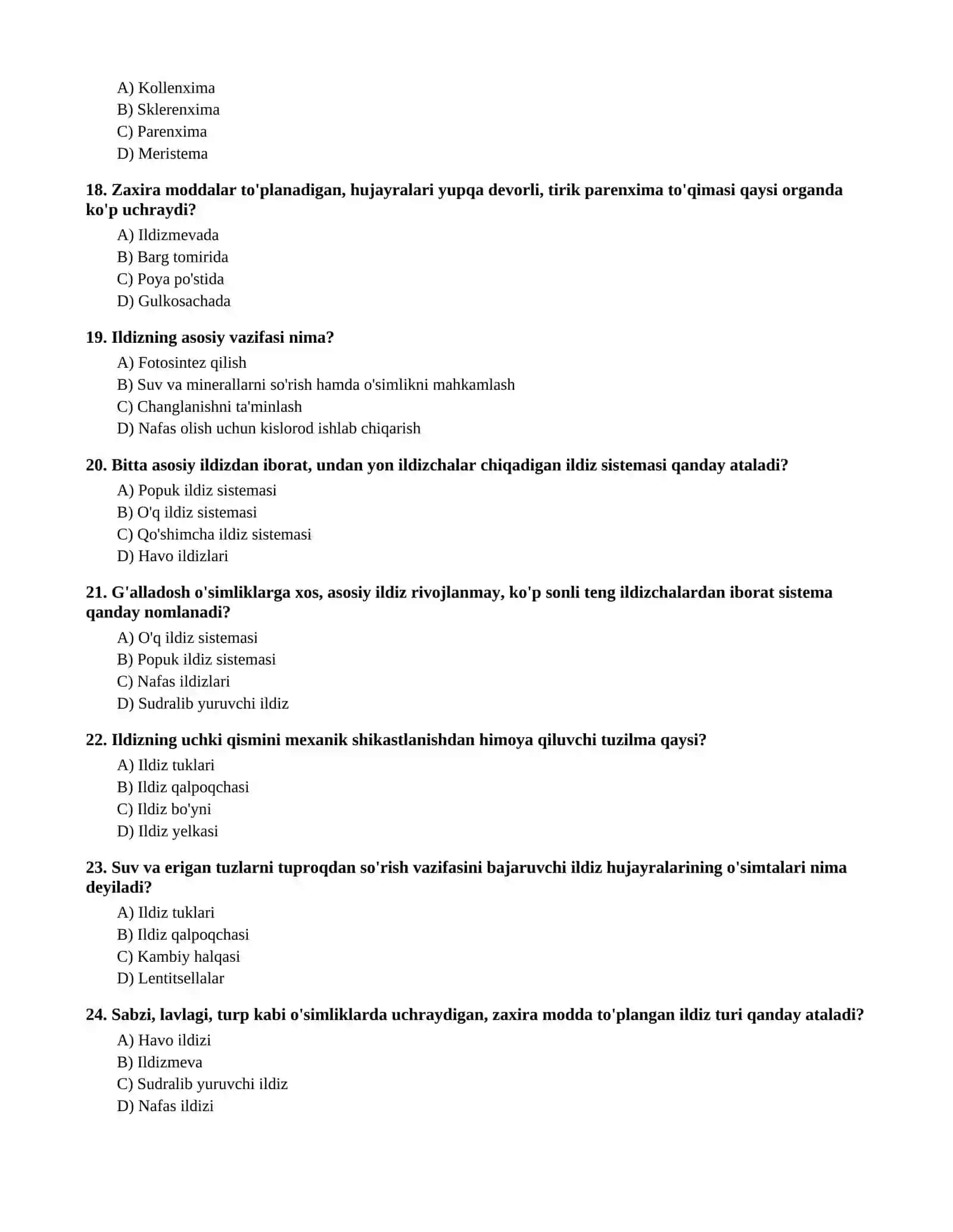 BOTANIKADAN ORIGINAL TEST 4