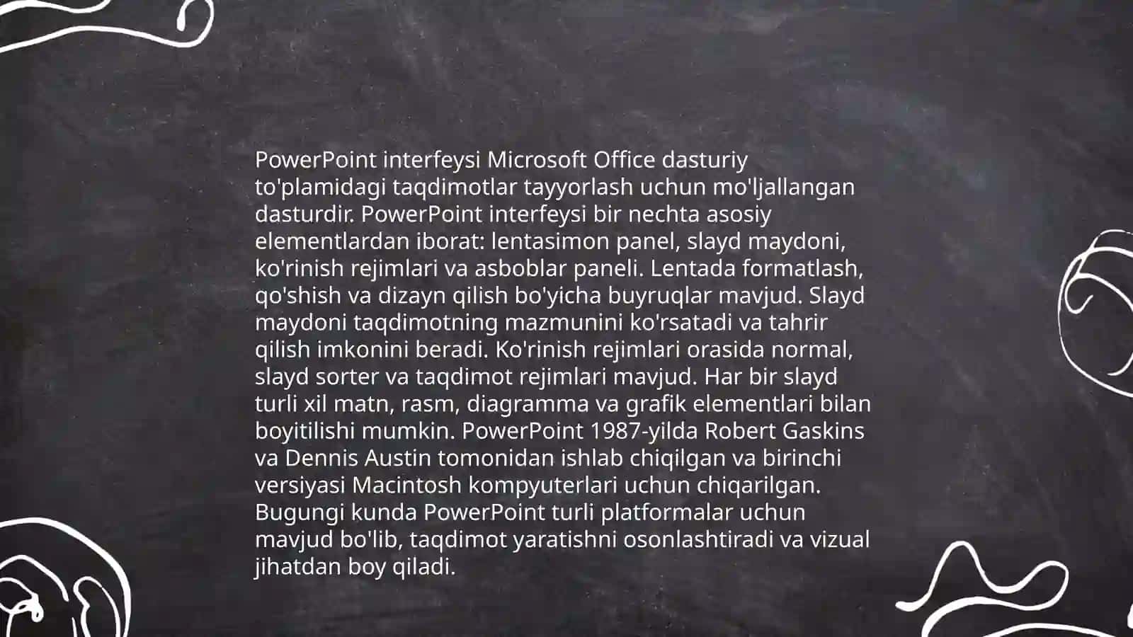MS Power Point-2016 dasturi vA uning imkoniyatlari 4