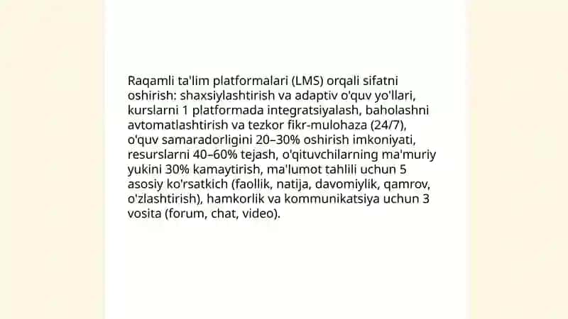 Inavatsiyon texnologiyalar va ta'lim sifati: nazariy asoslar 4