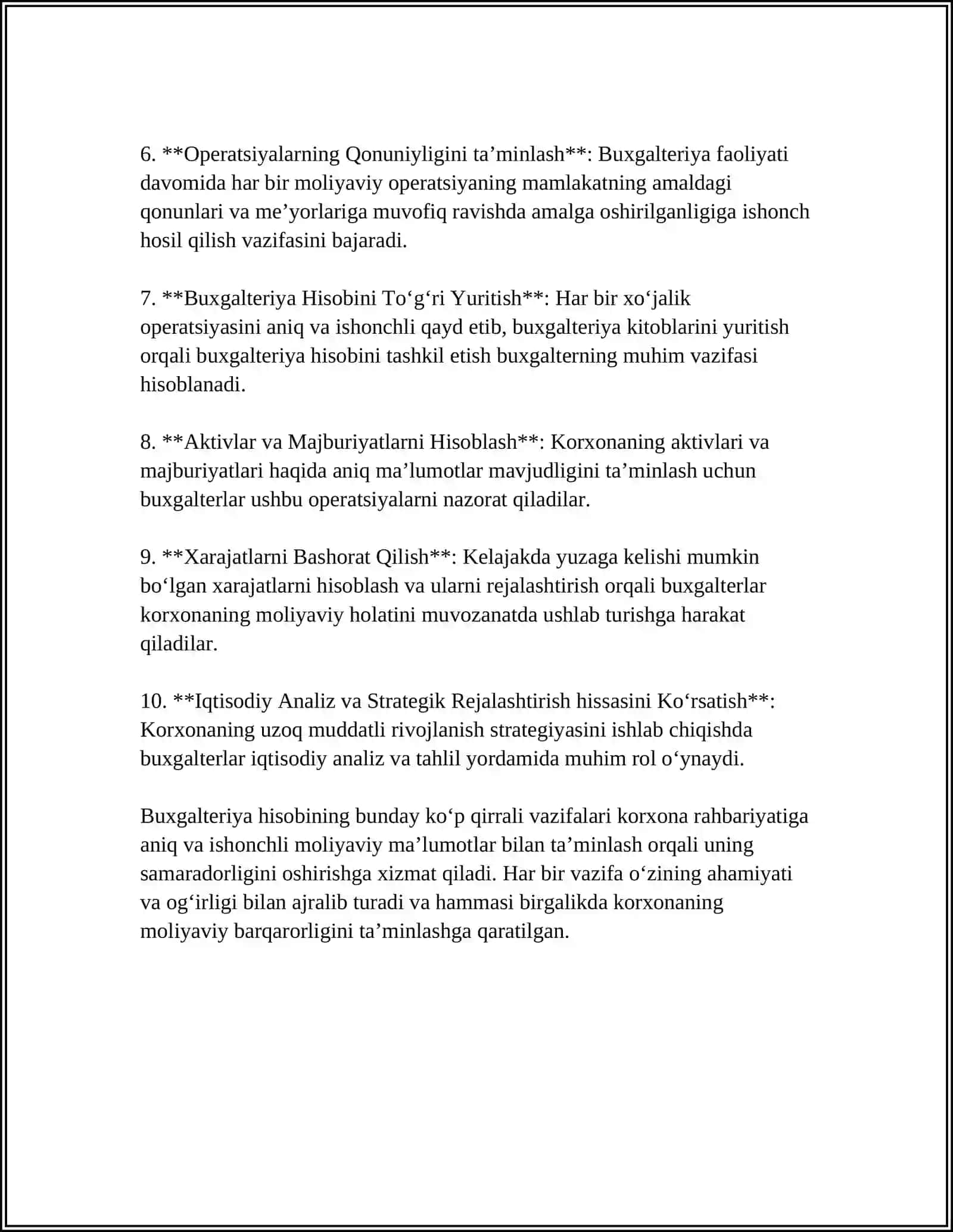 Buxgalteriya va moliyaviy hisobining zaruriyati 4