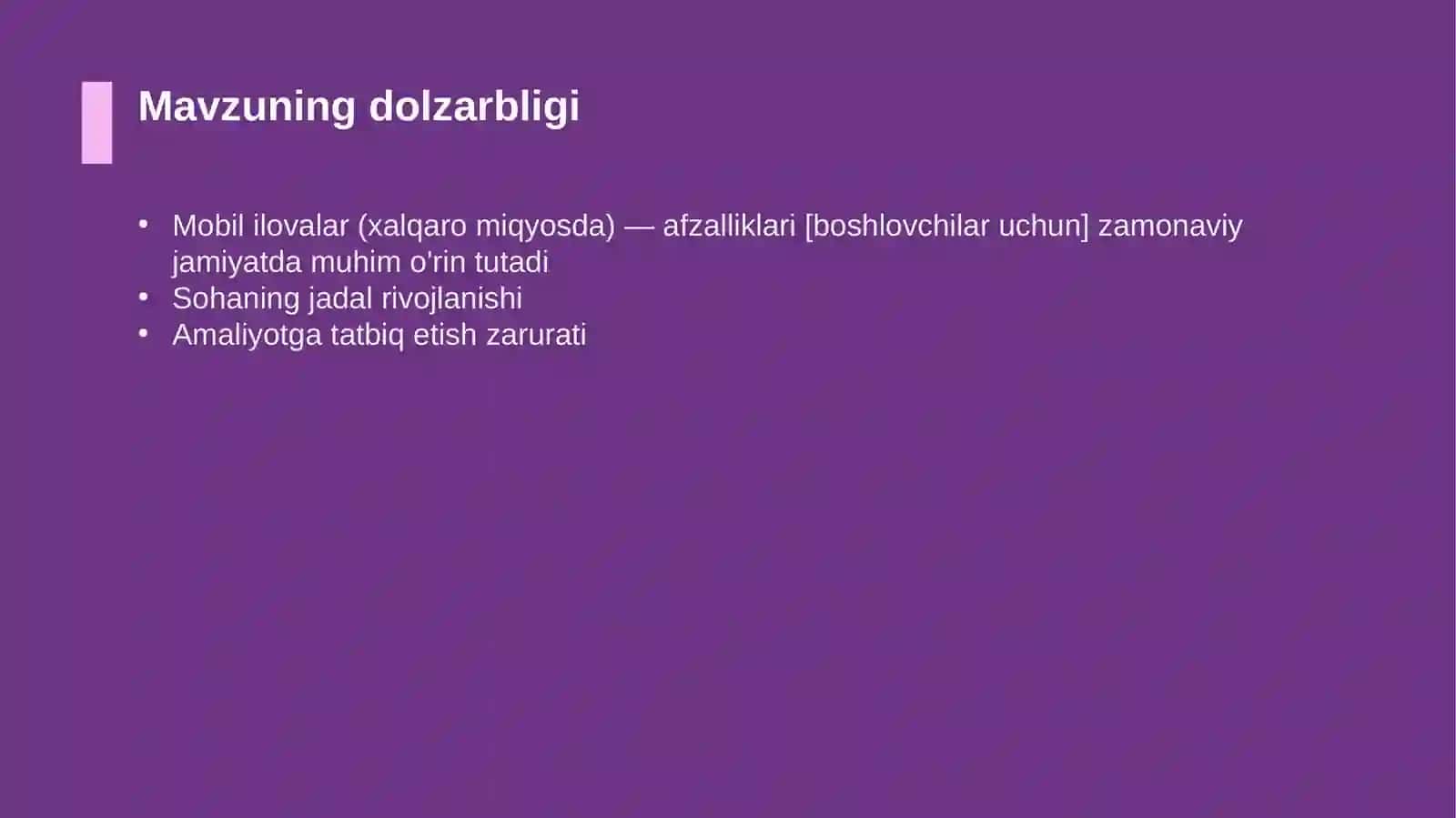 Mobil ilovalar (xalqaro miqyosda) — afzalliklari [boshlovchilar uchun] 4