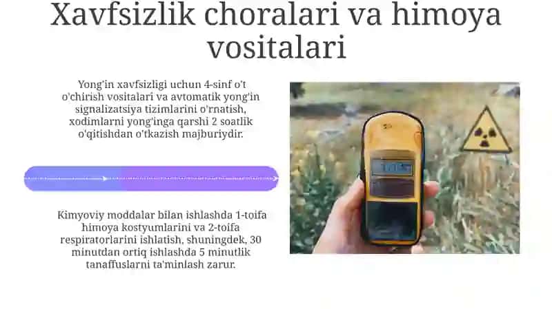 Kimyoviy va radiatsion xavfli holatlarni baholash 4