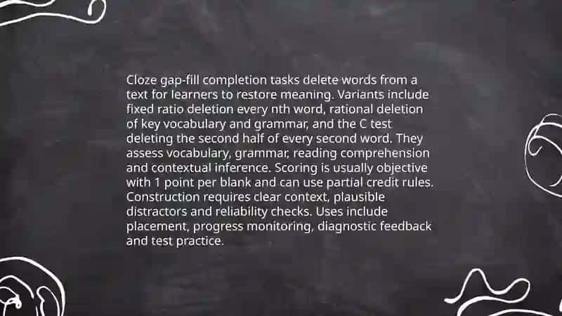 Tasks of completion 4