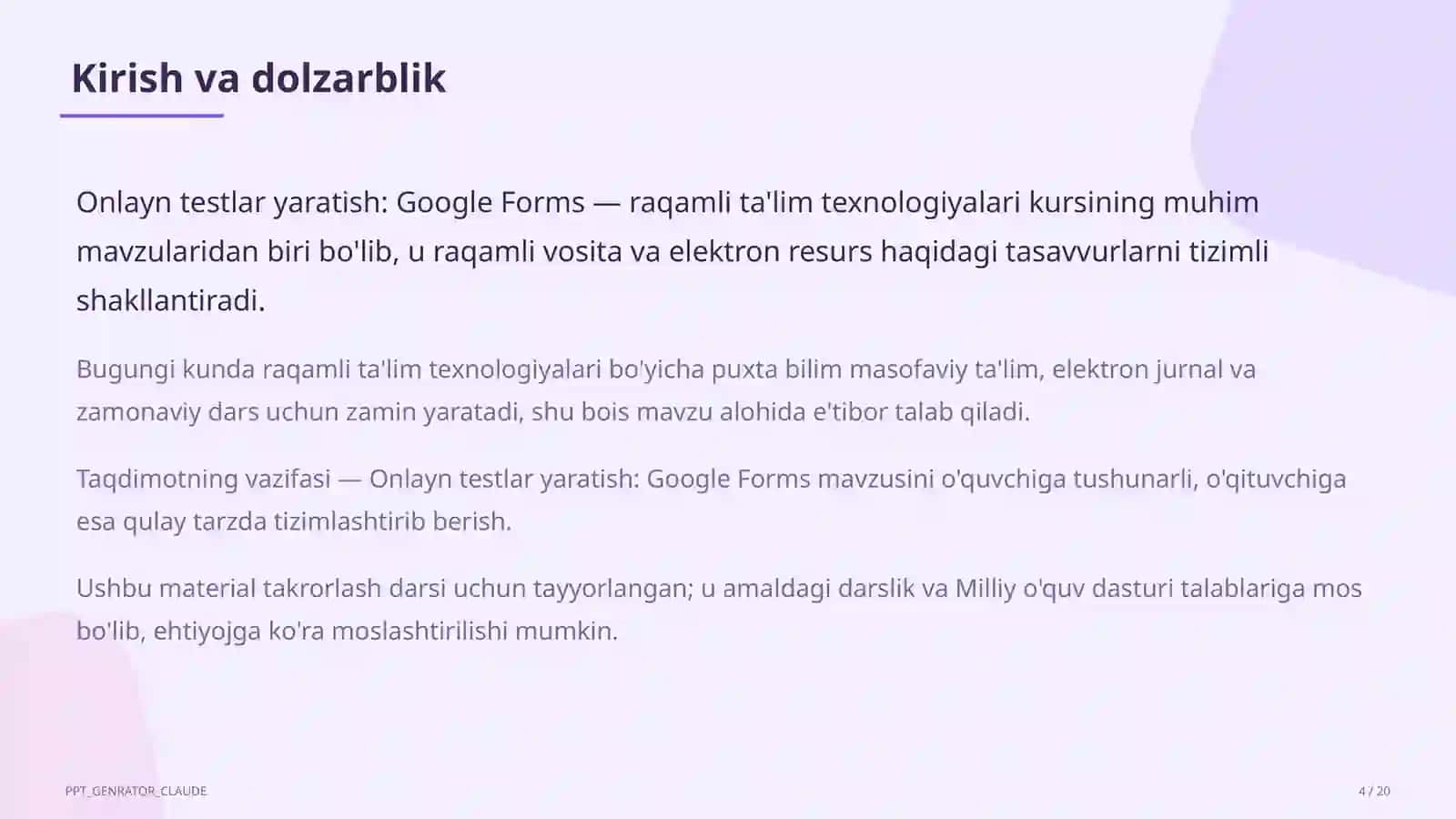 Google Forms 4
