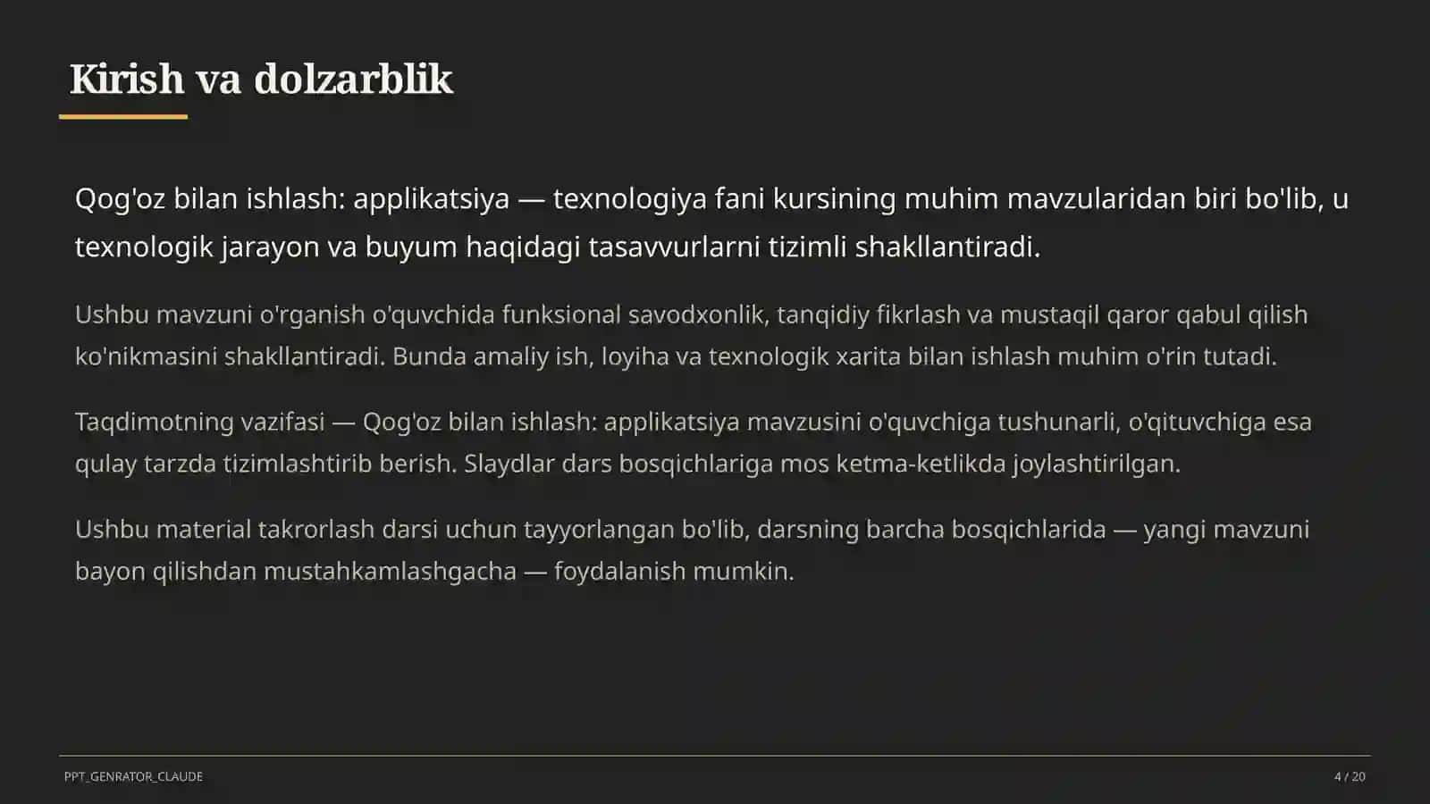 Qog'oz bilan ishlash: applikatsiya (1-sinf) 4
