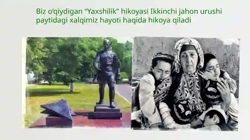 "YAXSHILIK" HIKOYASI 4