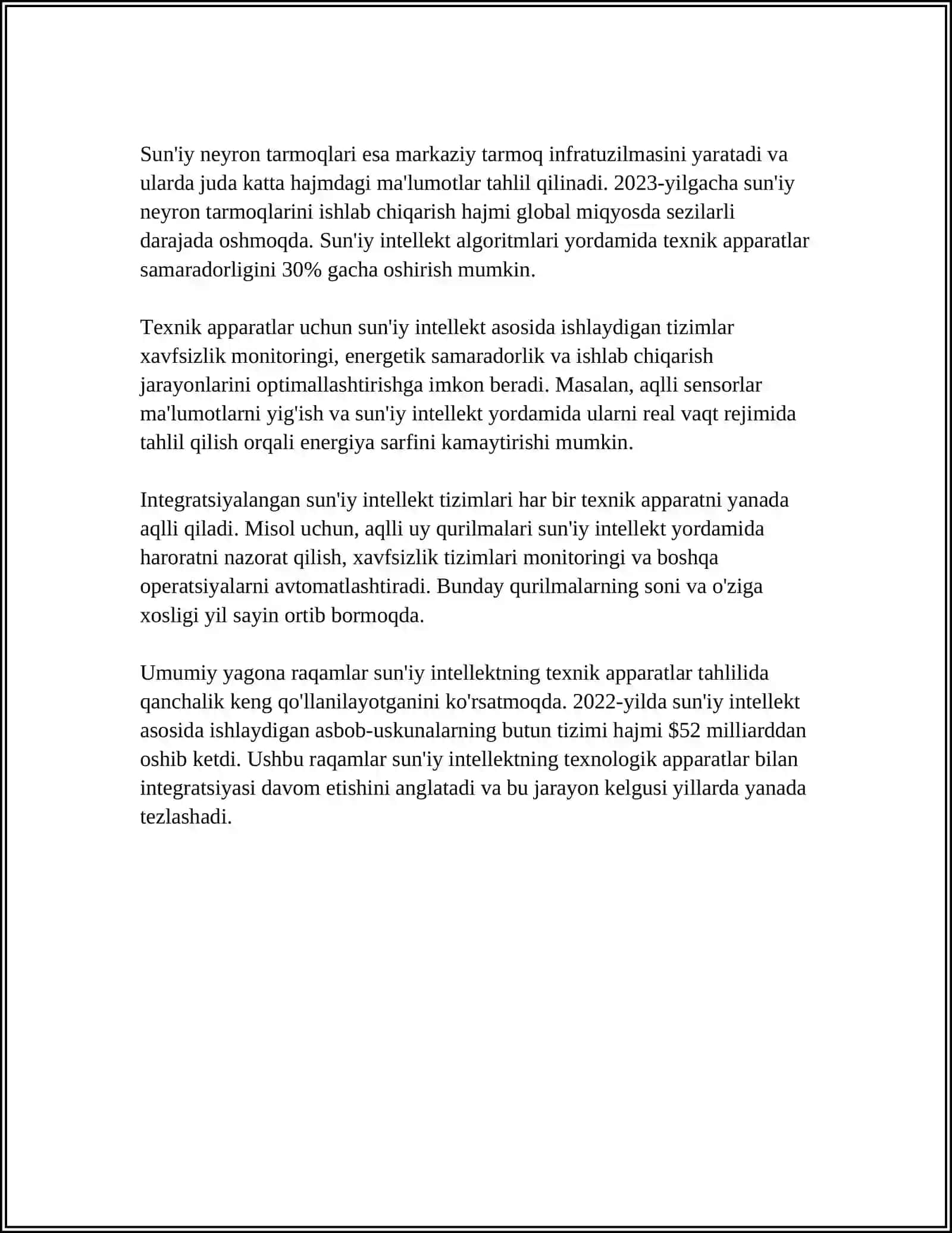 ZAMONAVIY TEXNIK APPARATLAR TAHLILI 4