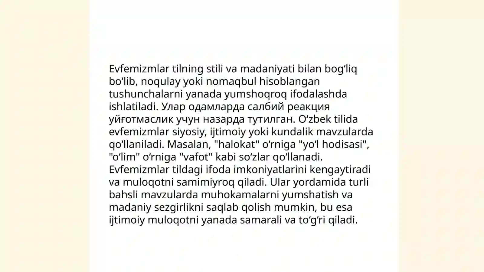 Tabu va evfemizmlar 4