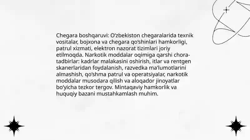 O'zbekiston Respublikasining xavfsizlik siyosati va terrorizmga qarshi kurash strategiyasi 4