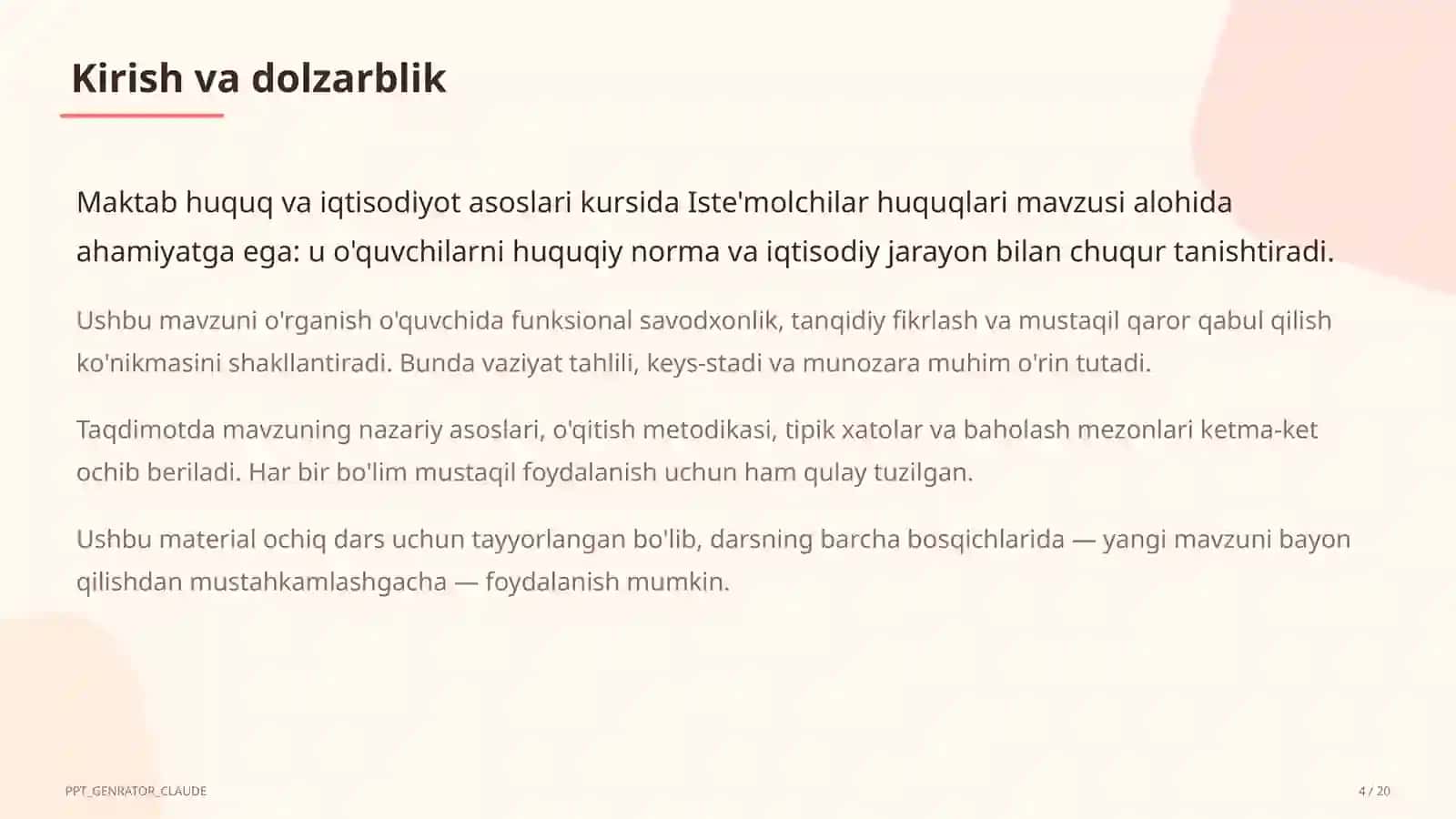Iste'molchilar huquqlari (10-sinf) 4