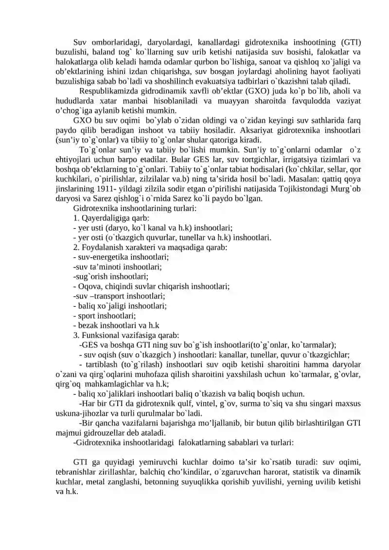 Texnogen tusdagi favqulodda vaziyatlar 4