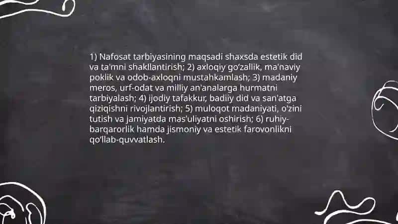 Nafosat tarbiyasi uning maqsad va vazifalari 4