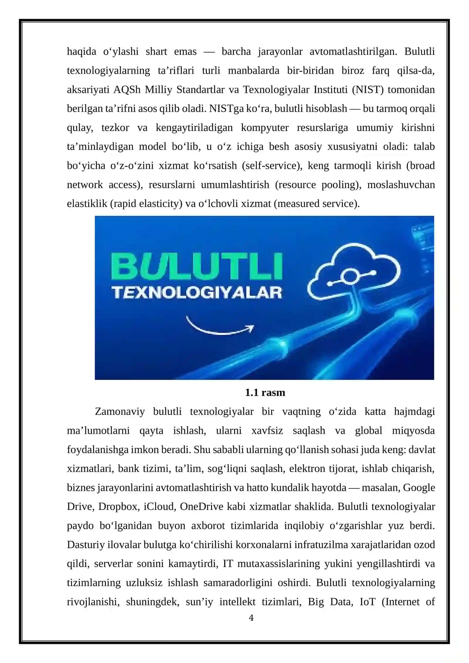 Bulutli texnologiyalar 4