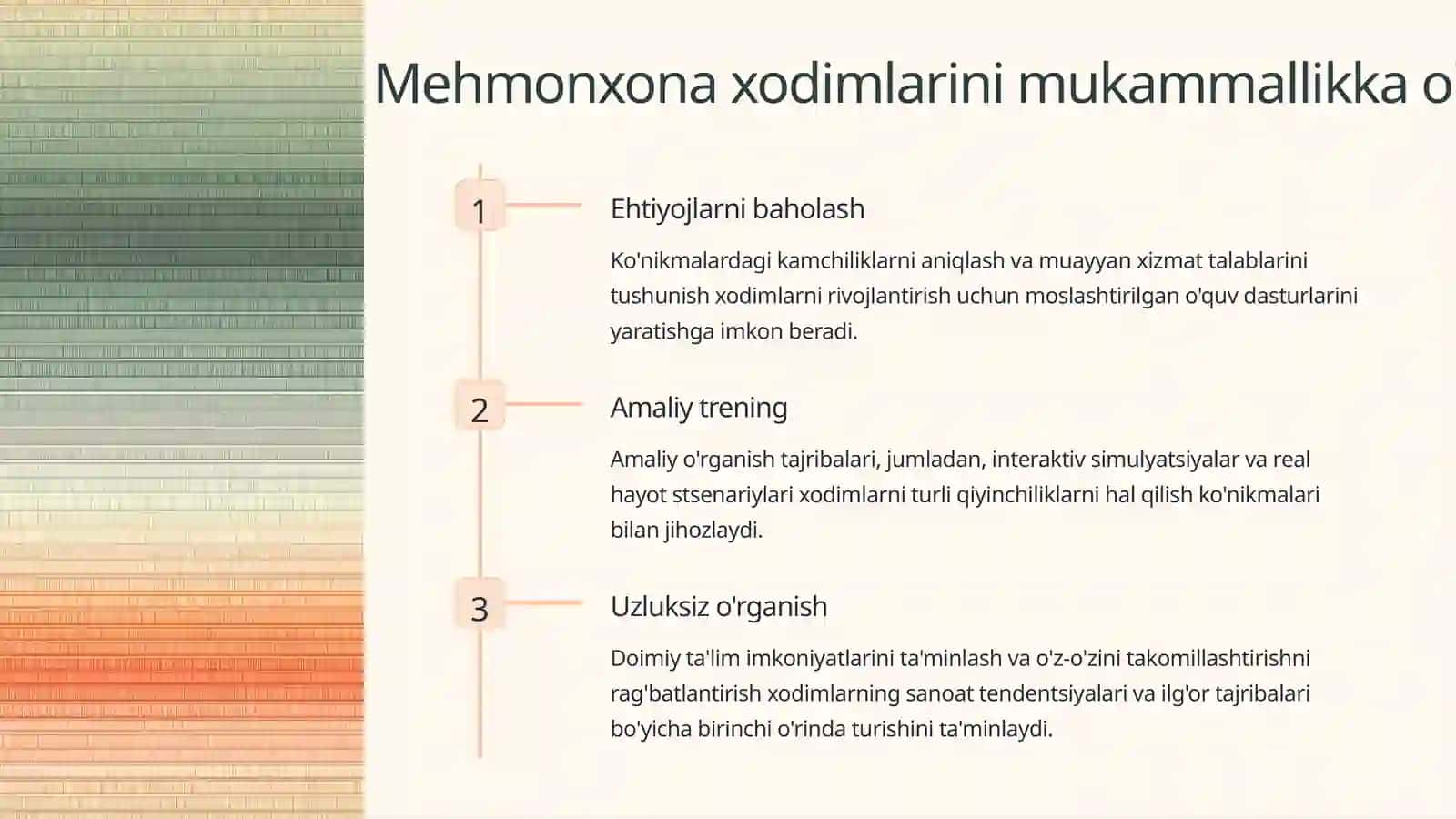 Mehmonxonalarda xavfsizlik xizmatlarini ko'rsatishda mehnat resurslarining roli 4