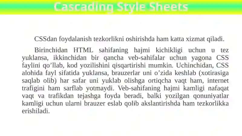CSS ning asosiy tushunchalari 4