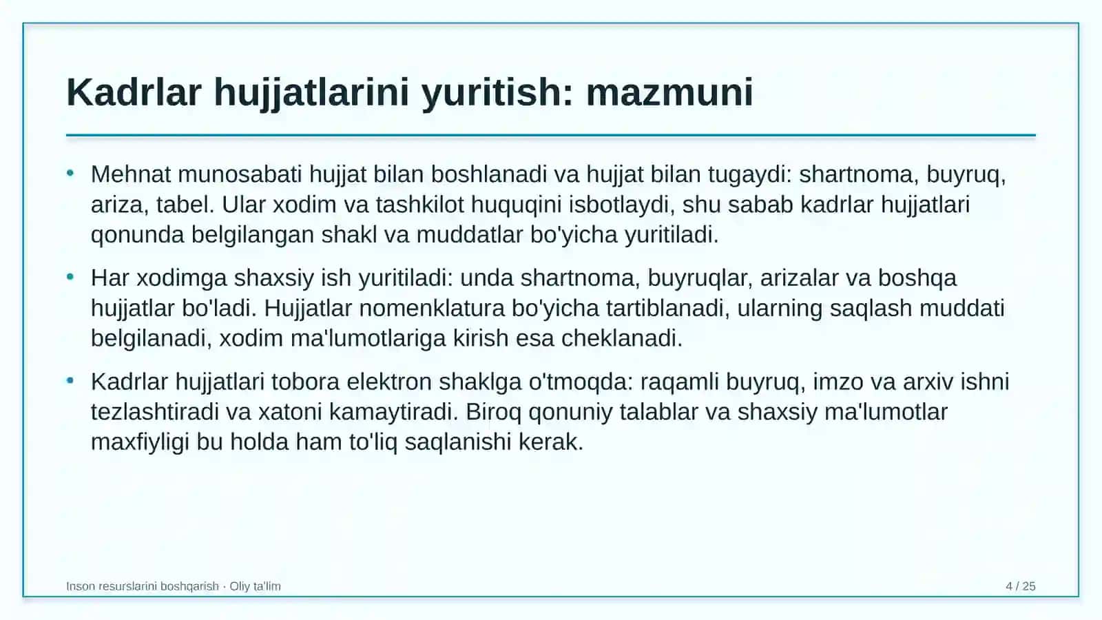 milliy bog'larda kadrlar hujjatlarini yuritish 8792 4
