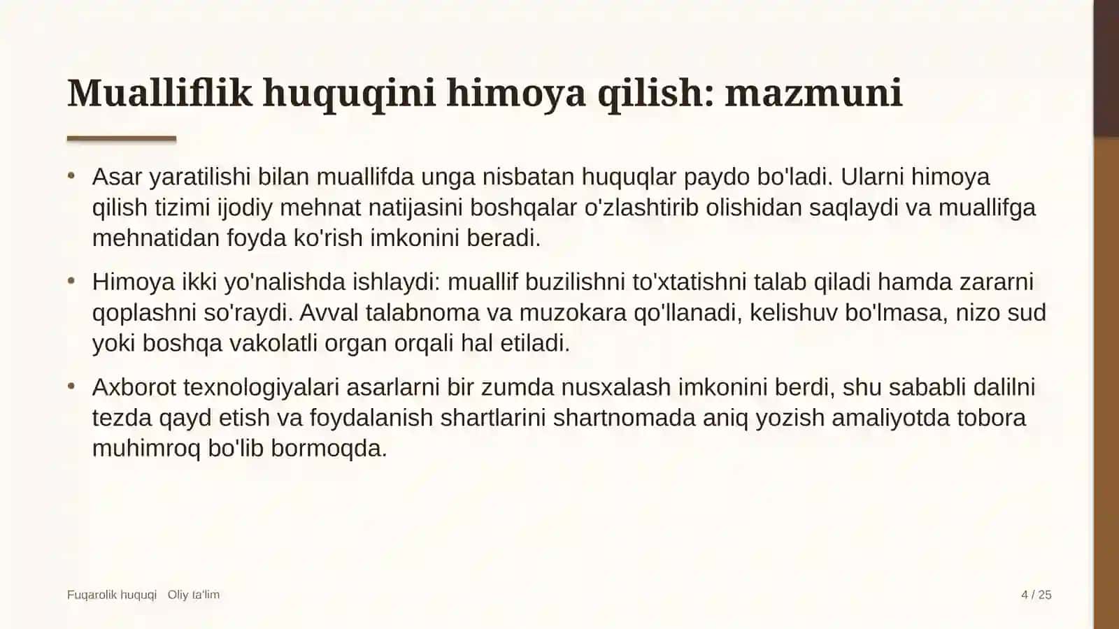Yoga studiyalarida mualliflik huquqini himoya qilish 4