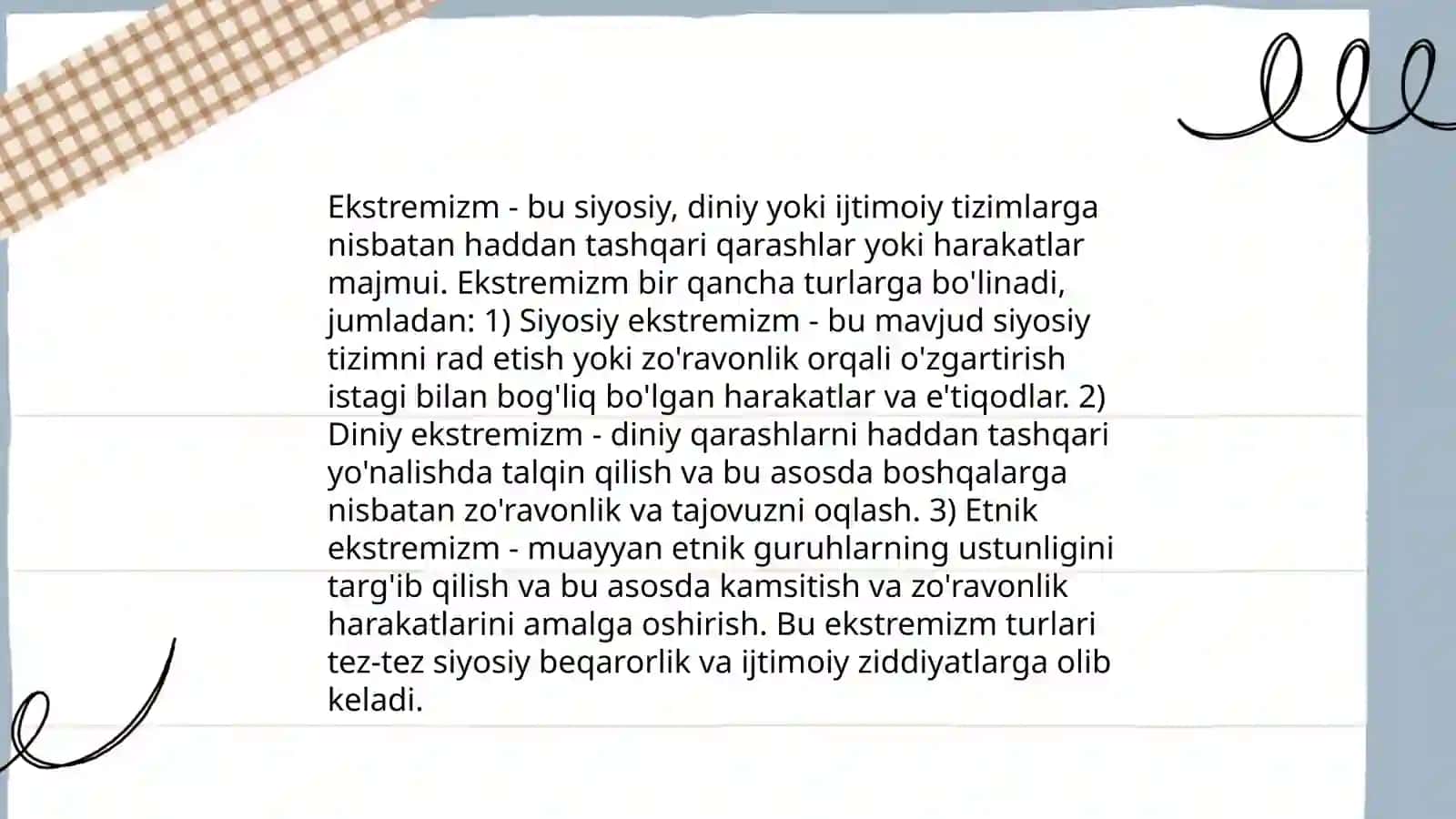 Ekstremizim va uning salbiy oqibatlari 4