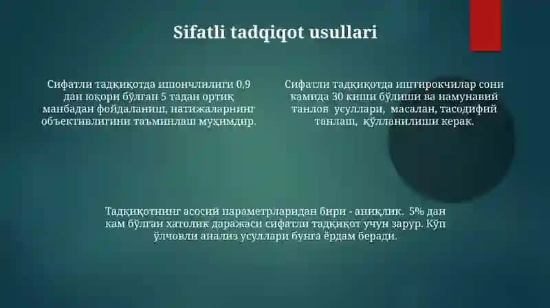 Ijtimoiy ishdagi tadqiqot tushunchasi va uning turlari 4