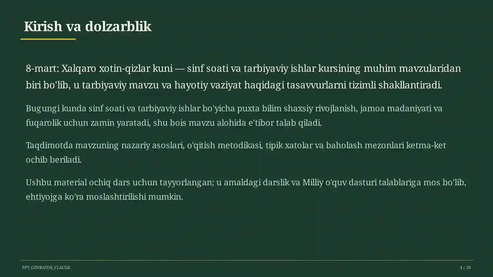Xalqaro xotin-qizlar kuni 4