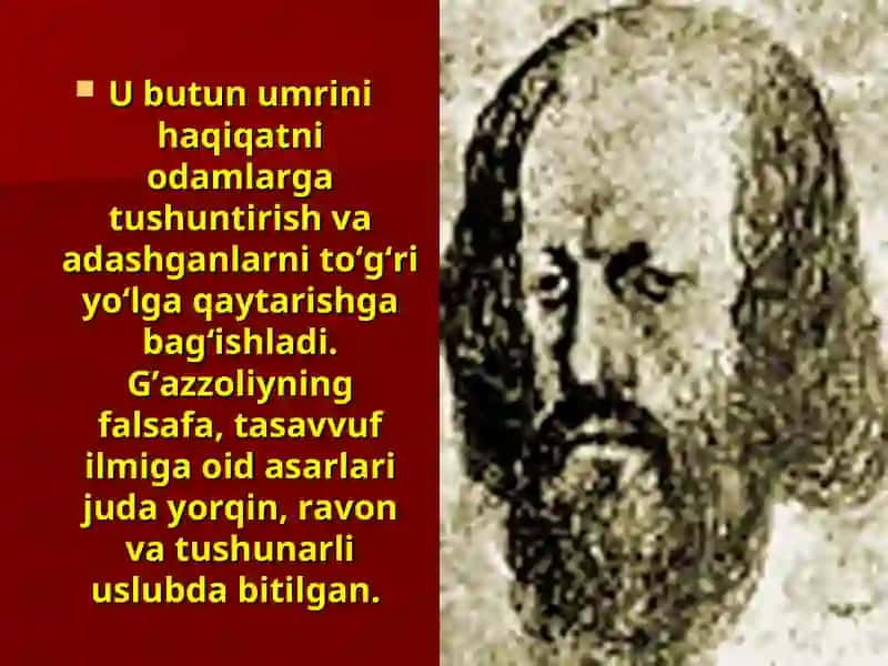 ABU HAMID MUHAMMAD AL G’AZZOLIY 4