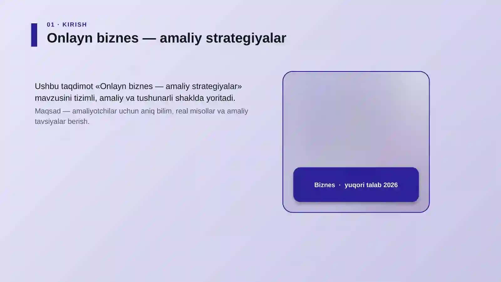 Onlayn biznes — amaliy strategiyalar 4