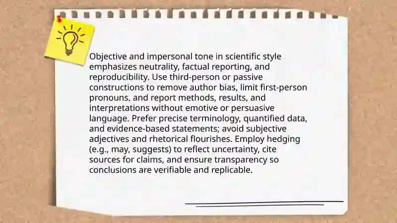 Scientific style 4