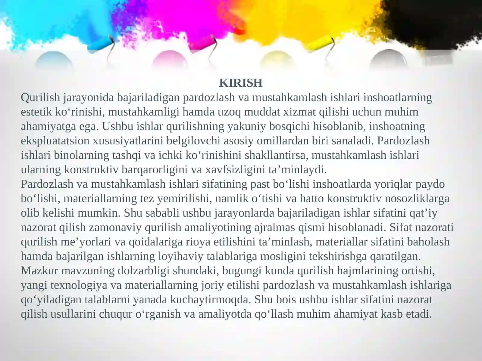 Pardozlash va mustahkamlash 4