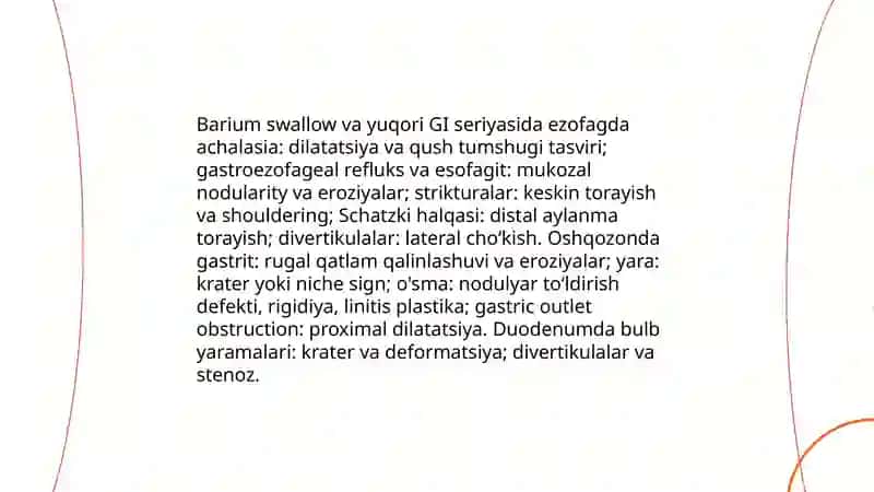 Hazm tizimini instrumental tekshirish usullari 4