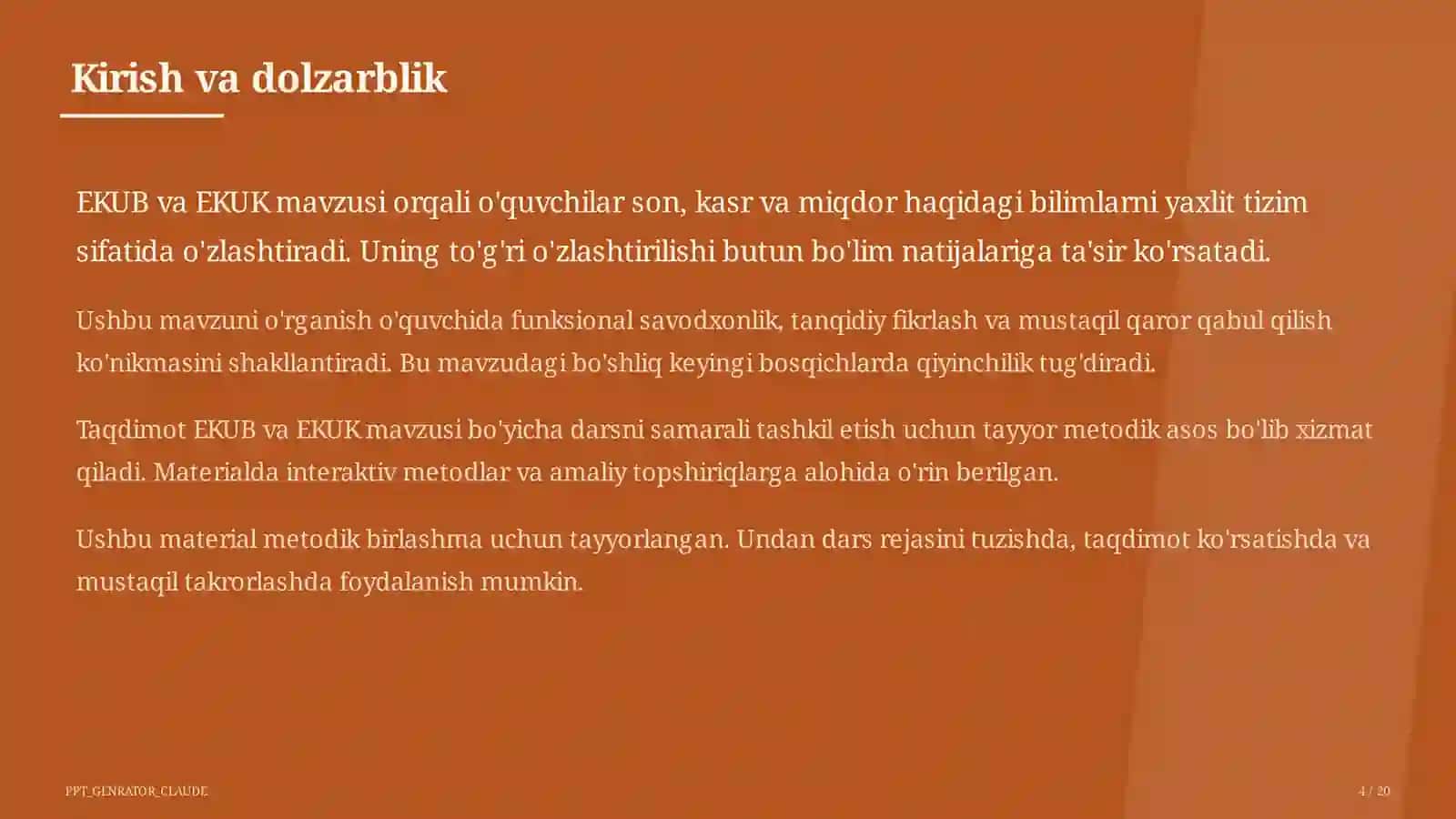 EKUB va EKUK (5-sinf) 4