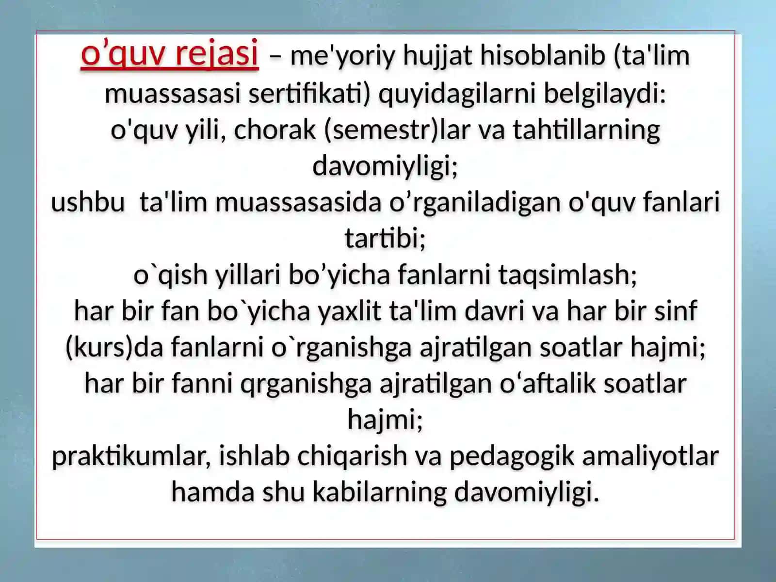 TA'LIM MAZMUNI 4