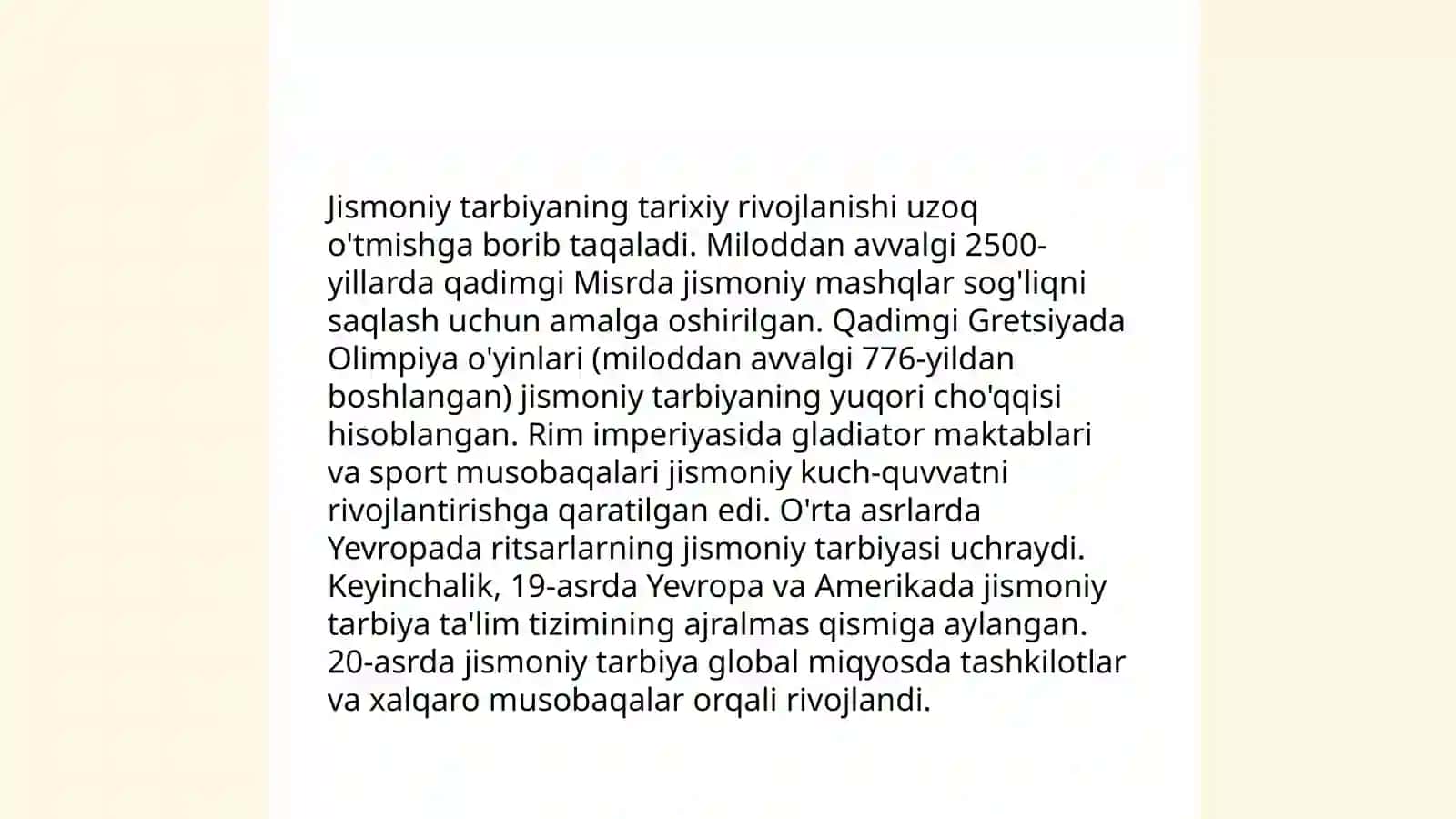 Bolalar jismaniy tarbiyasi fanining rivojlanish tizimi 4