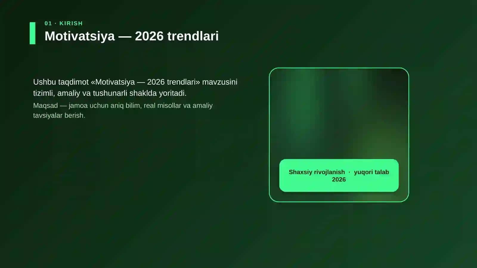 Motivatsiya — 2026 trendlari 4