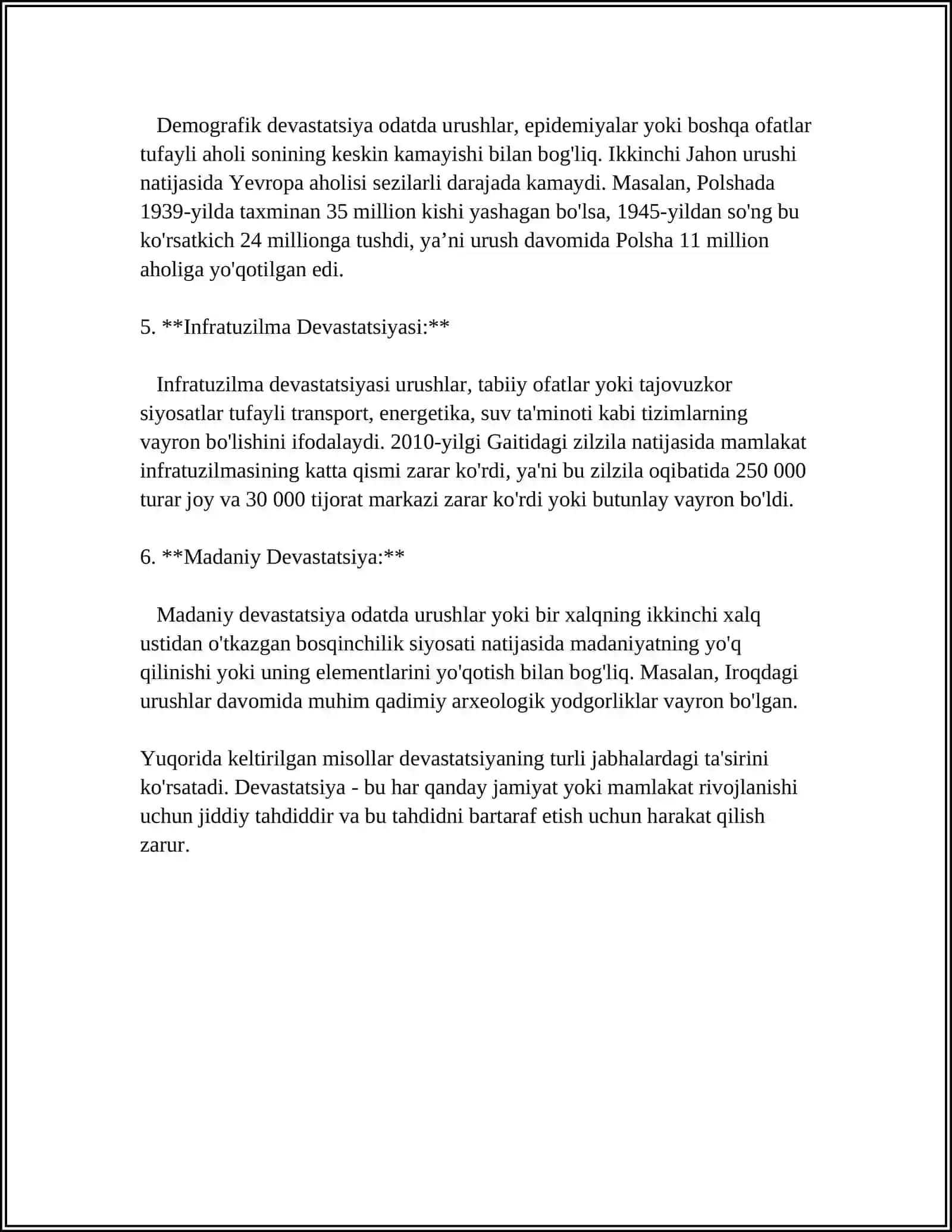TIBBIY BIOLOGIYA VA GENETIKA FANIDA DEVASTATSIYA. DEGELMINTIZATSIYA 4