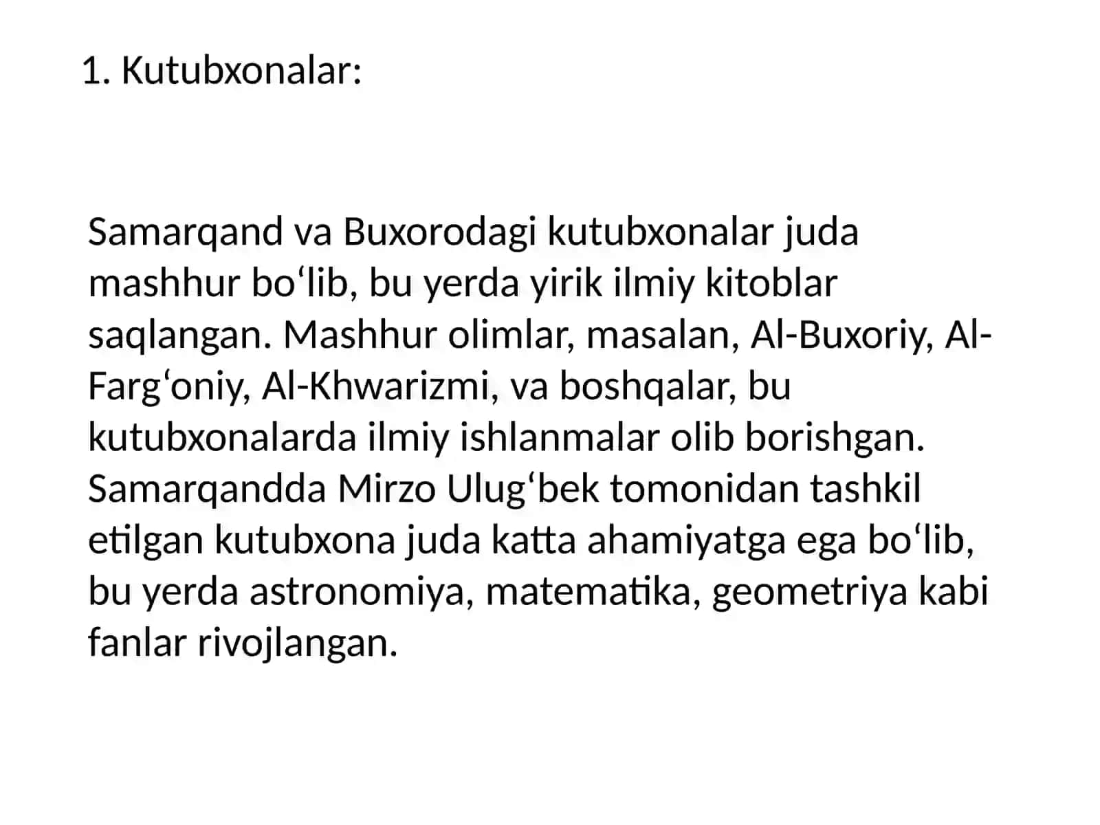 Movarounnahr va Xuroson 4