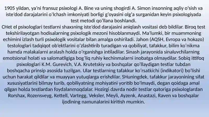 Test metodi 4