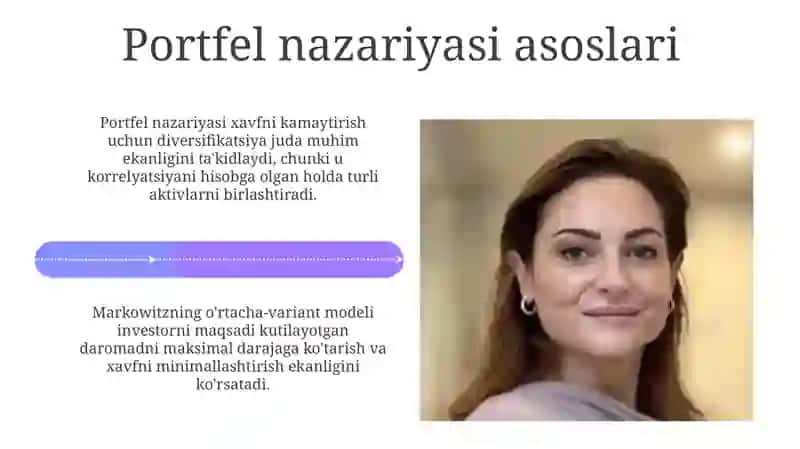 Investitsiyaviy portfelni boshqarish usullari 4