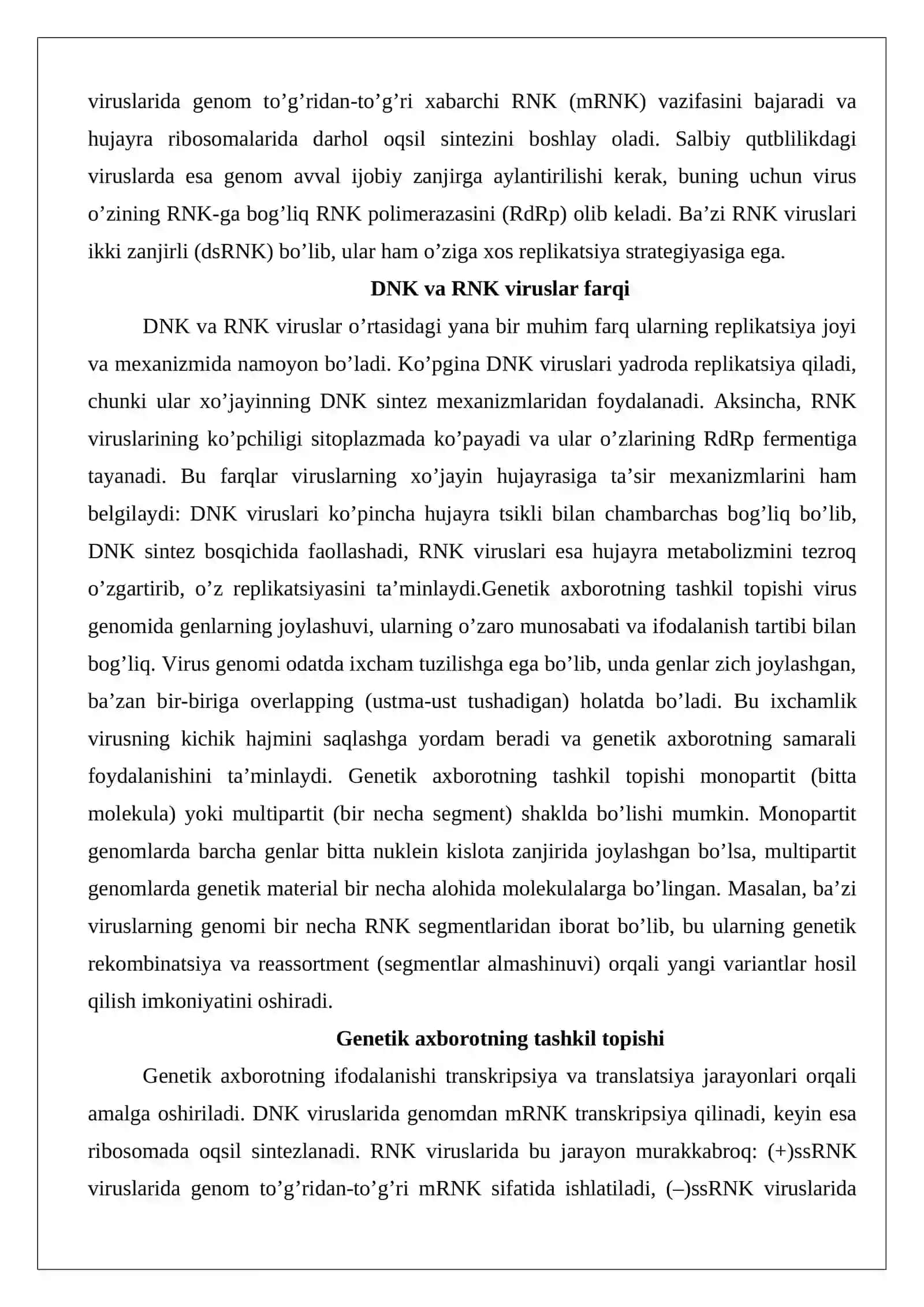 Virus oqsillarini sintezi 4