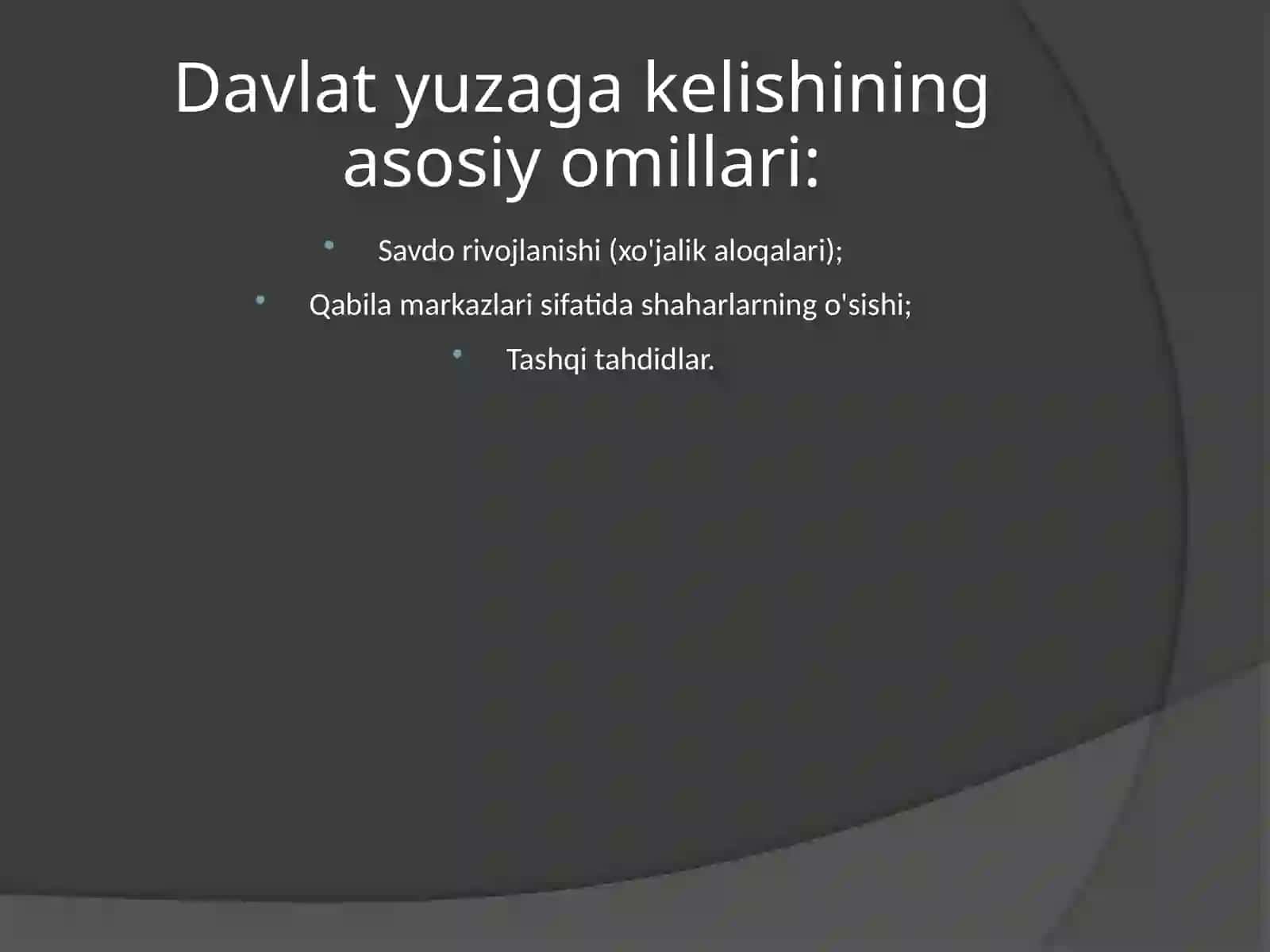 Tarix - Qadimgi Rus davlatining shakllanishi 4