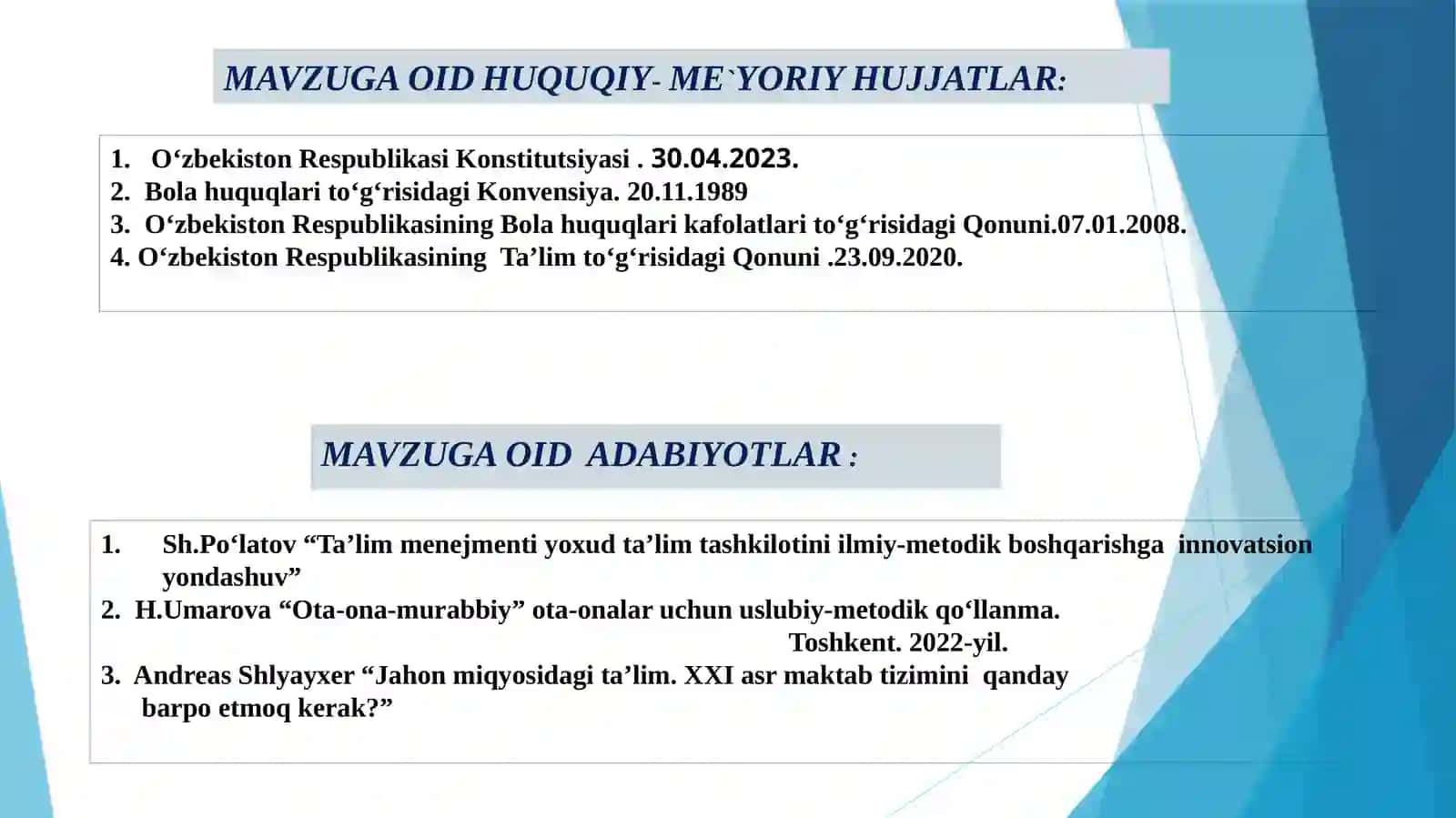 Maktabdagi bola huquqlari himoyasi 4