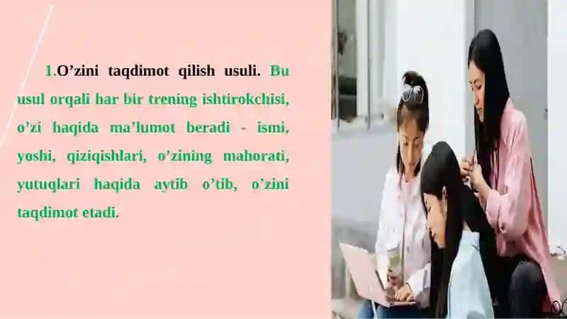 Treningning axloqiy me'yorlari 4