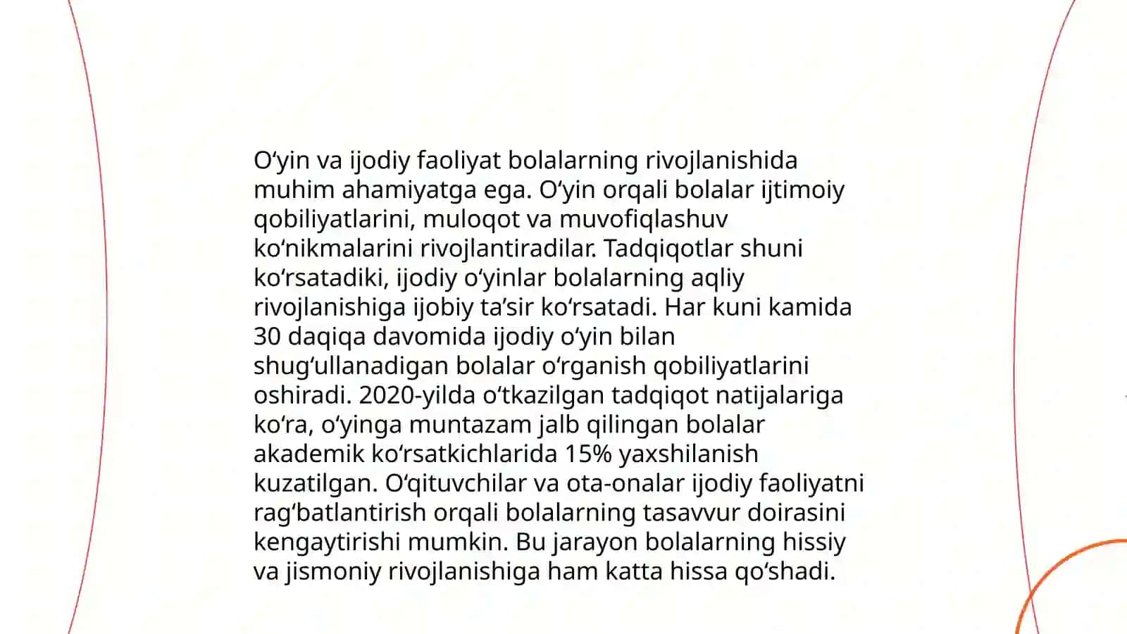 Òyin-maktabgacha tarbiya yoshidagi bolalarning asosiy faoliyati sifatida 4