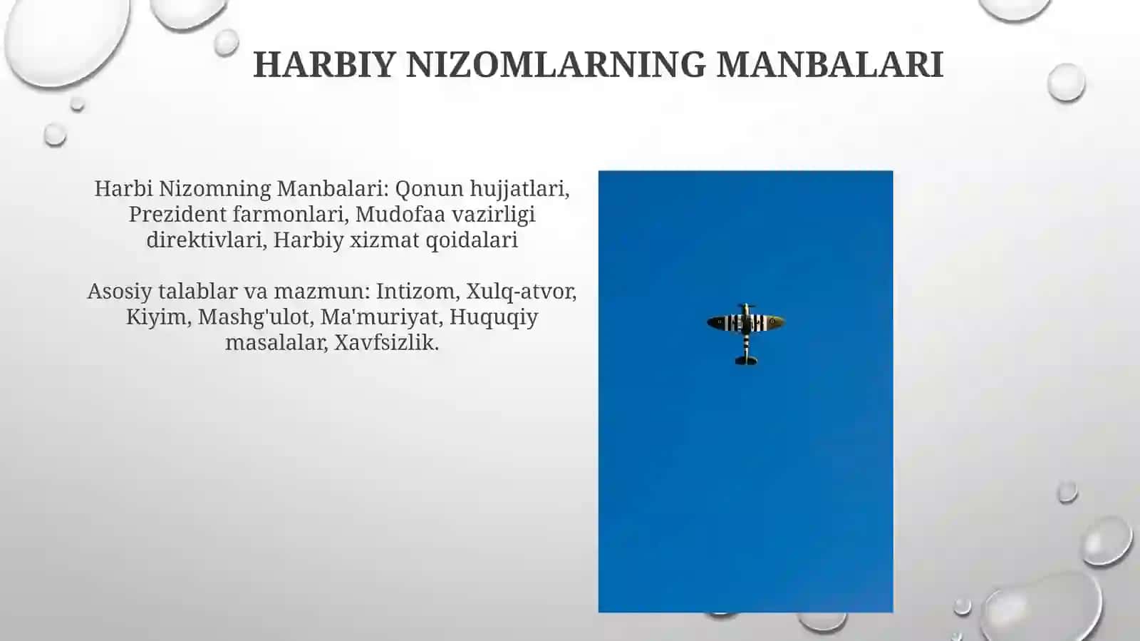 Harbiy Nizomlar 4
