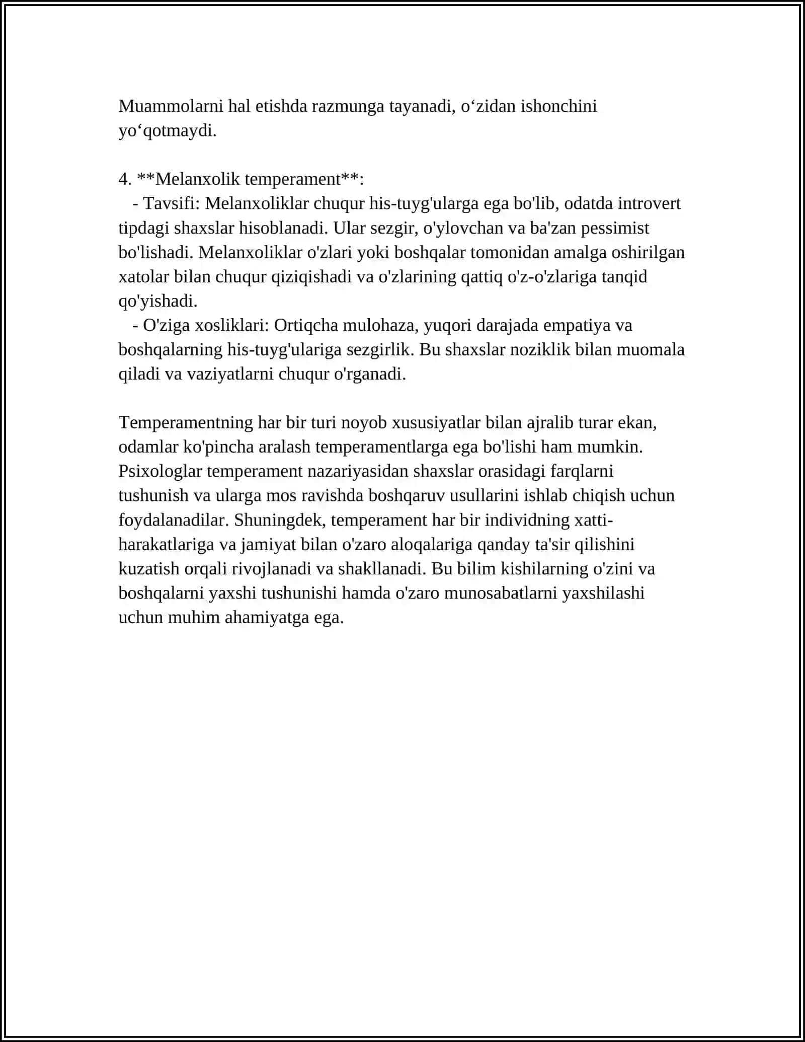 TEMPERAMENT VA FAOLIYATNING INDIVIDUAL XUSUSIYATLARI 4