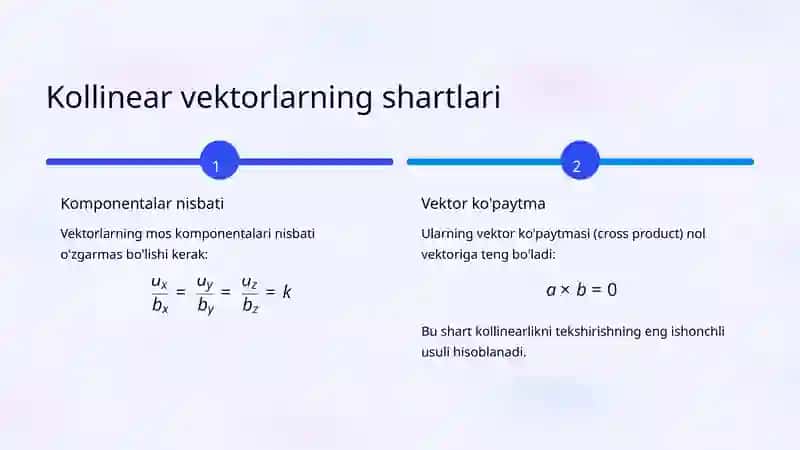Kollinear va Komplanar Vektorlar 4