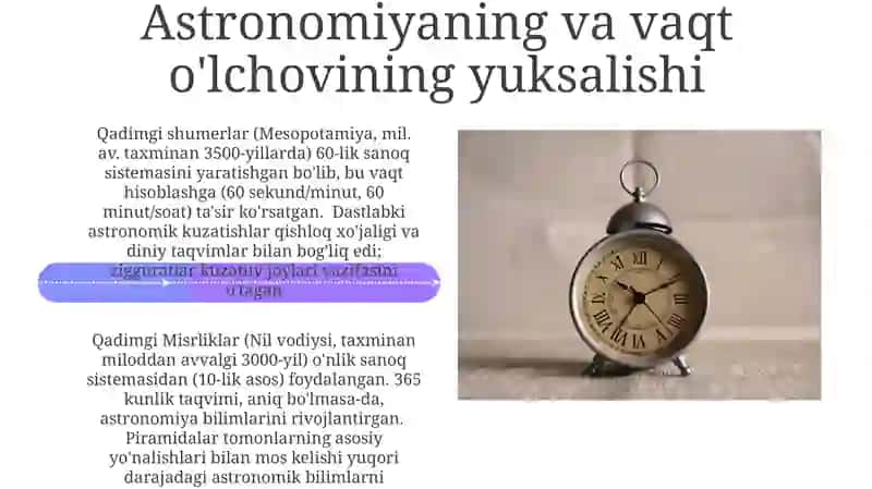 Fazo va vaqt. Sanoq sistemasi 4