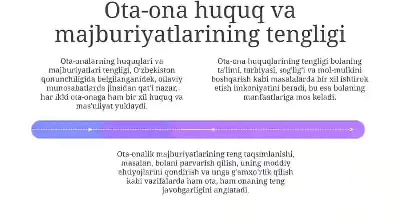 Ota-ona, bolalarning shaxsiy huquq va majburiyatlari 4