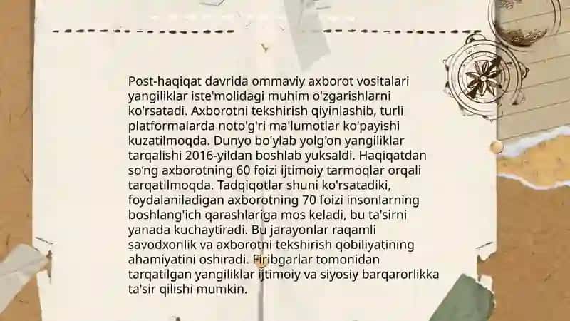 Post-haqiqat nima? 4