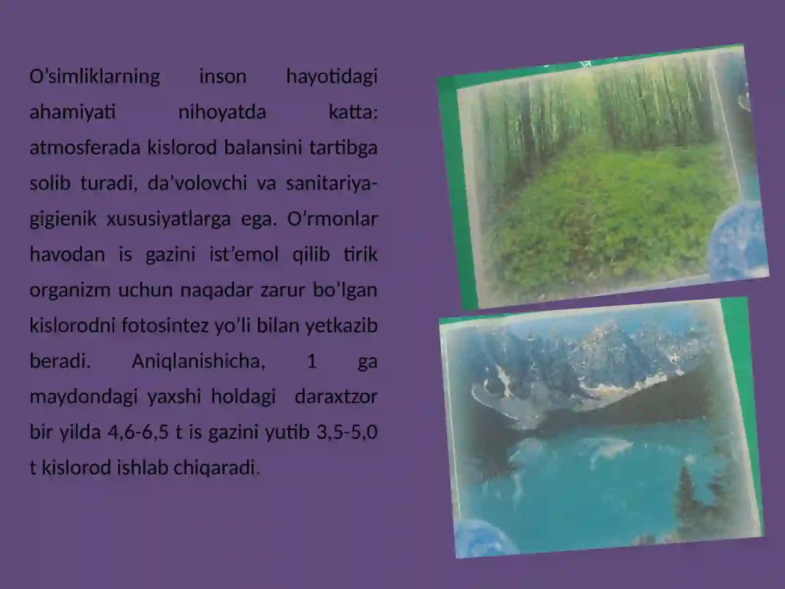 Biologik resurslar va ulardan oqilona foydalanish muammolari 4