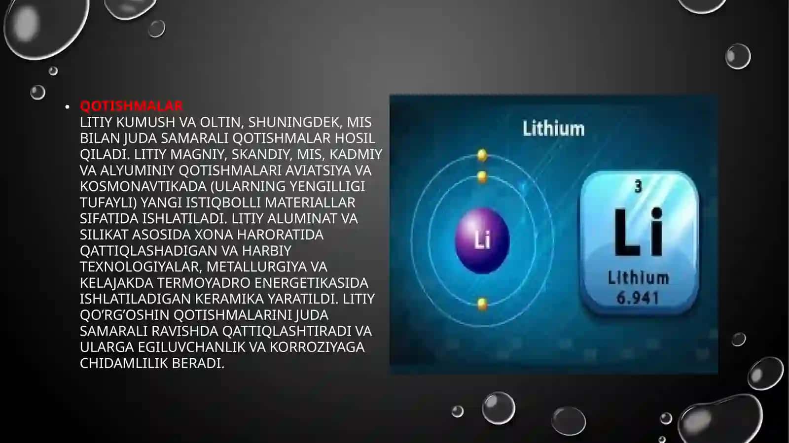 likimyoviy elementi haqida 4